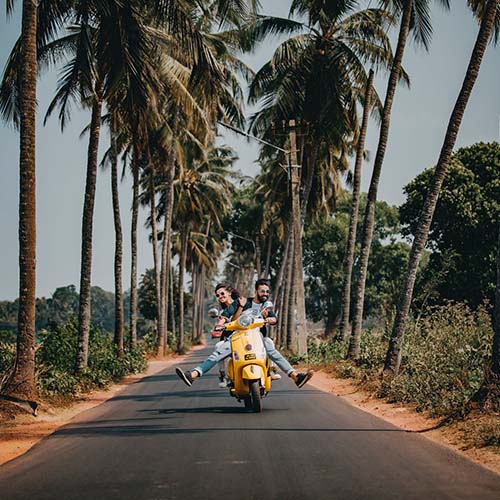 Surfing at Goa